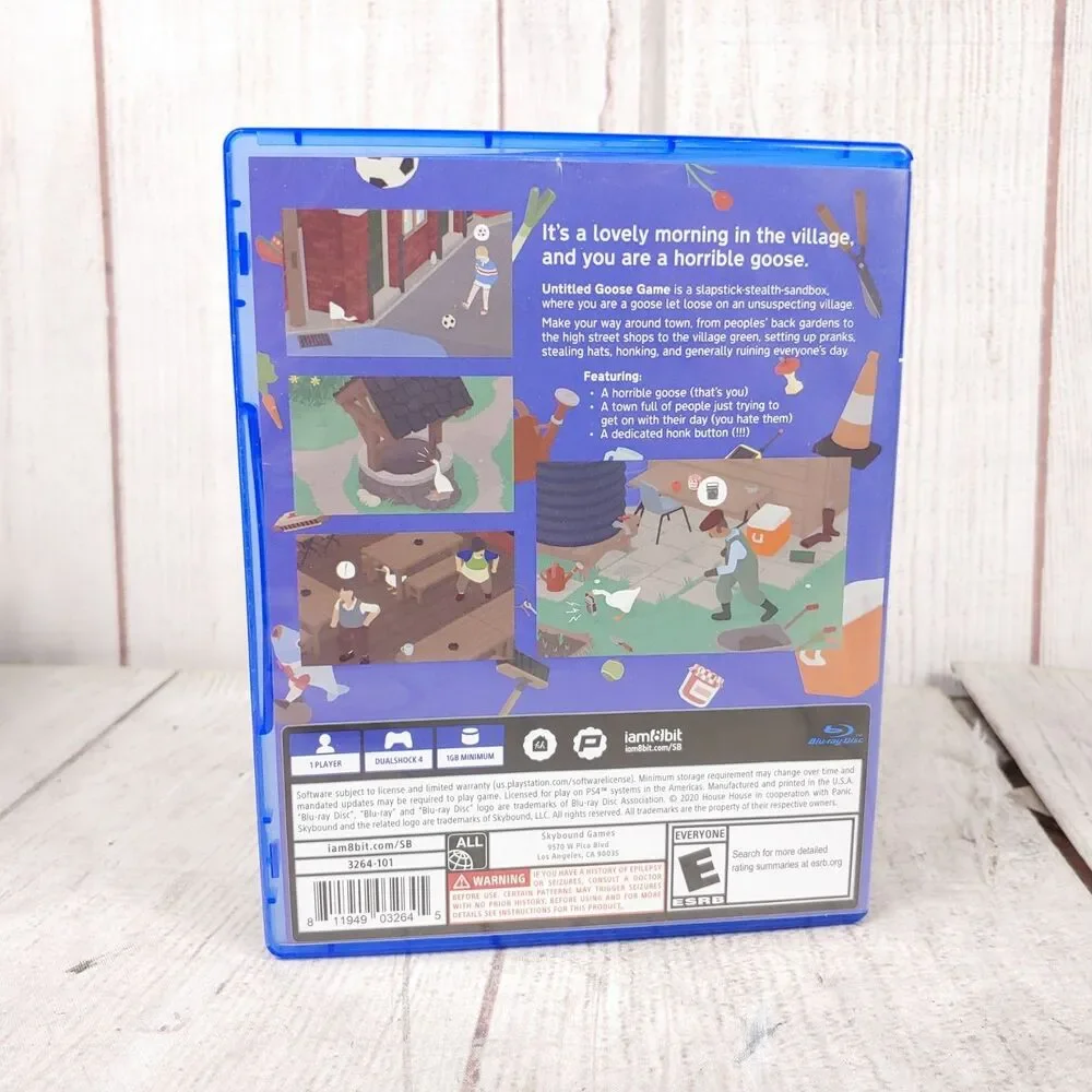 Untitled Goose Game SKY0016-1 PS4 Sony PlayStation 4 CIB House House TESTED